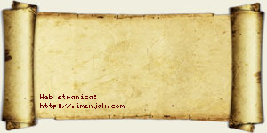 Olga Jakišić vizit kartica